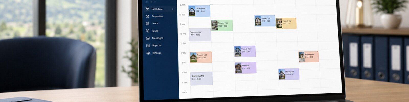 Agenda partagé pour agences immobilières - ImmoAgenda